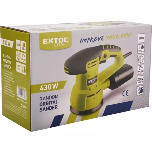 Bruska excentrická, 125mm, 430w EXTOL CRAFT 407202