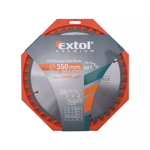 Kotouč pilový s sk plátky, o 350x3,3x30mm, 40t EXTOL PREMIUM 8803251