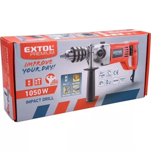 Vrtačka s příklepem, 1050w EXTOL PREMIUM 8890040