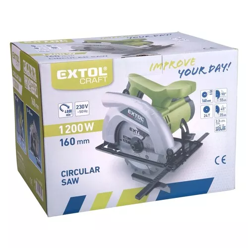 Pila kotoučová, 160mm, 1200w EXTOL CRAFT 405224