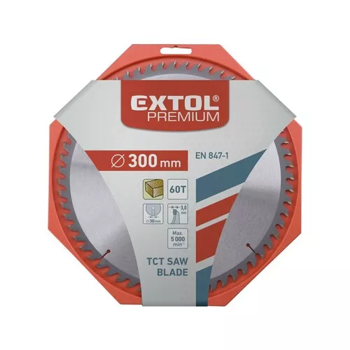 Kotouč pilový s sk plátky, o 300x3,0x30mm, 60t EXTOL PREMIUM 8803247