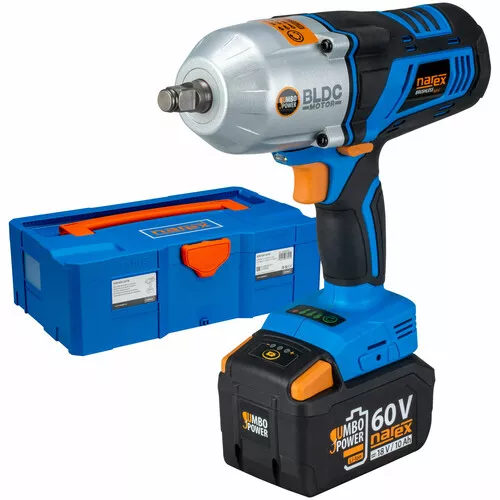 Narex ASR 620-3MTB - 60V BRUSHLESS JUMBO POWER bezuhlíkový rázový utahovák s regulací výkonu (T-LOC)