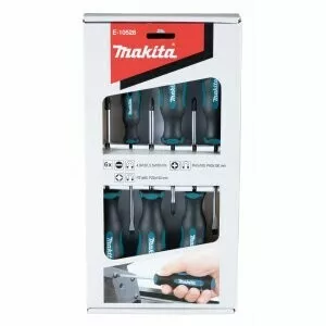 Makita E-10528 sada šroubováků 6 ks (4 ks SL+2 ks PH+2 ks PZ)