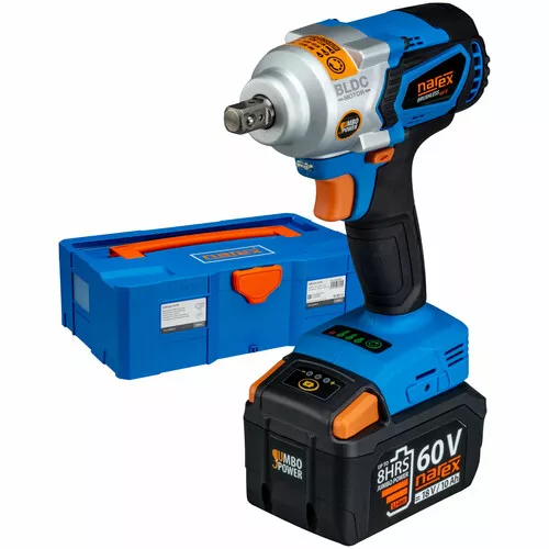 Narex ASR 620-3SB - 60V BRUSHLESS JUMBO POWER bezuhlíkový rázový utahovák s regulací výkonu pro AUTOMOTIVE (T-LOC)