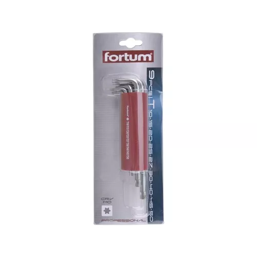 L-klíče torx, sada 9ks, 10-50 FORTUM 4710300