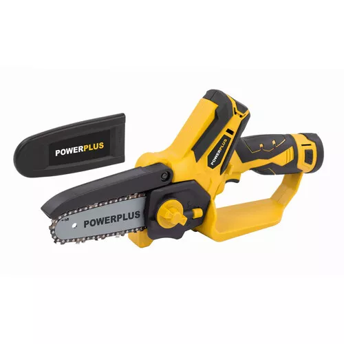 AKU jednoruční řetězová pila 12V LI-ION 100mm 2bat Powerplus POWXG1045