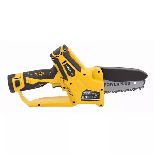 AKU jednoruční řetězová pila 12V LI-ION 100mm 2bat Powerplus POWXG1045