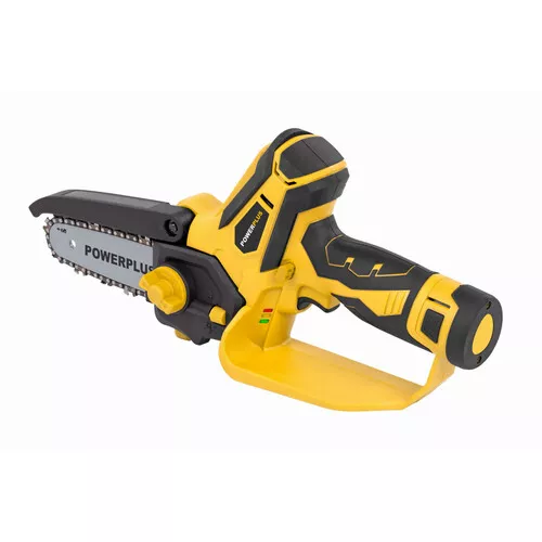 AKU jednoruční řetězová pila 12V LI-ION 100mm 2bat Powerplus POWXG1045