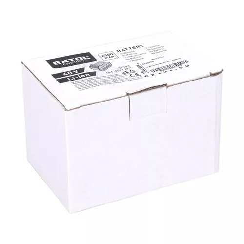 Baterie akumulátorová 40v, li-ion, 2500mah EXTOL INDUSTRIAL 8795689