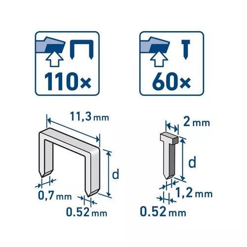 Sponkovačka/hřebíkovačka aku, 4v li-ion, 1300mah, usb nabíjení EXTOL CRAFT 402901