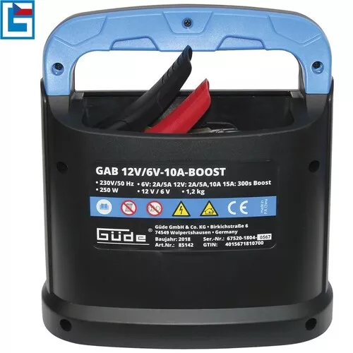 AUTOMATICKÁ NABÍJEČKA BATERIÍ GAB 12V/6V-10A-BOOST Güde 85142