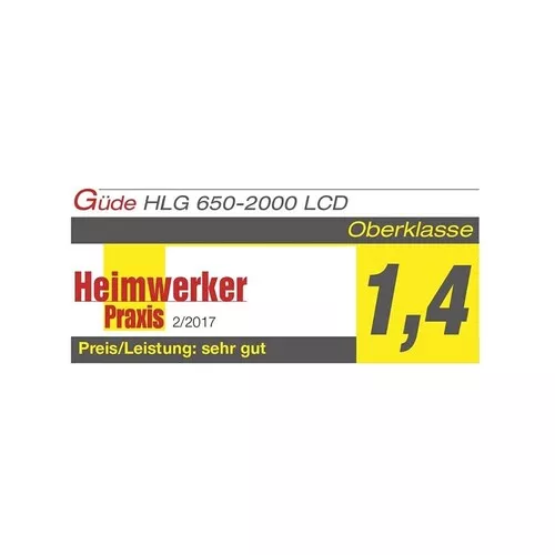 HORKOVZDUŠNÁ PISTOLE HLG 650-2000 LCD Güde 58121