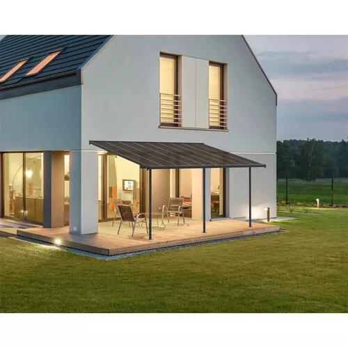 Palram - Canopia Capri 5400 antracit 3 x 5,46 hliníková (montovaná) pergola