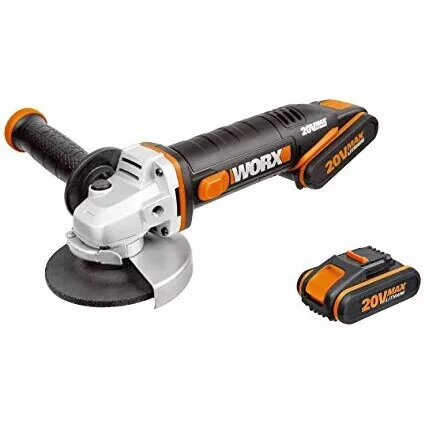 Worx WX803 - Aku úhlová bruska 20V 125mm 2Ah+4Ah - PowerShare