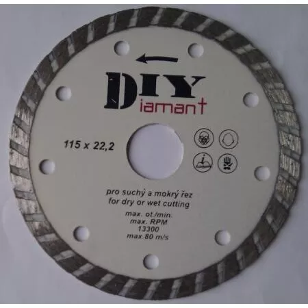 DIYT150 - Diamantový řezný kotouč DIY - TURBO