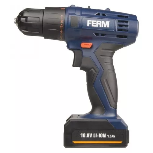 Ferm CDM1119 - Aku vrtačka šroubovák 12V 20Nm 2x1,5Ah