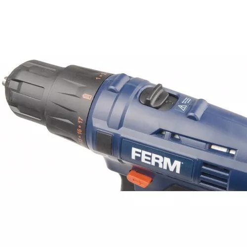 Ferm CDM1119 - Aku vrtačka šroubovák 12V 20Nm 2x1,5Ah