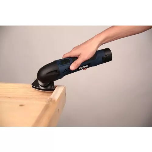 Ferm OTM1006 - Aku multifunkční oscilační bruska 12V 1x1,5Ah