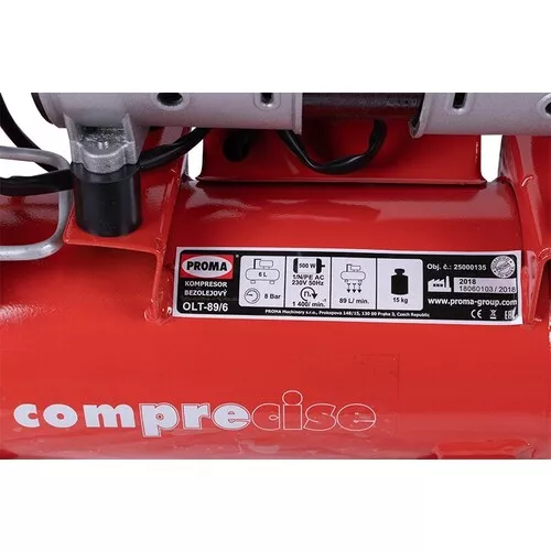 Comprecise OLT-89/6 - Tichý kompresor bezolejový