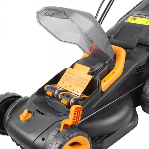 Worx garden WG779E - Aku sekačka 2x20V, 34cm, 2x2.5Ah - Powershare