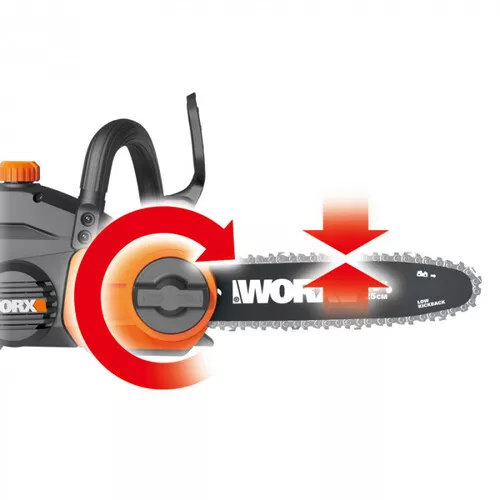 Worx garden WG322E.9 - Aku řetězová pila 20V, 25cm - bez akumulátoru - Powershare