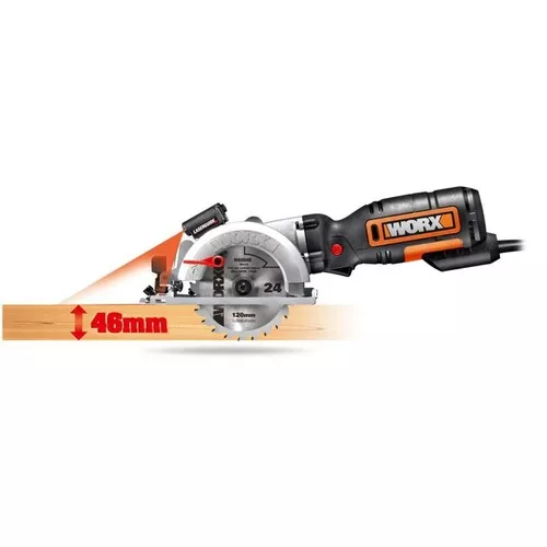 Worx orange WX427 - Kompaktní kotoučová pila WORXSAW XL, 710W, 120mm