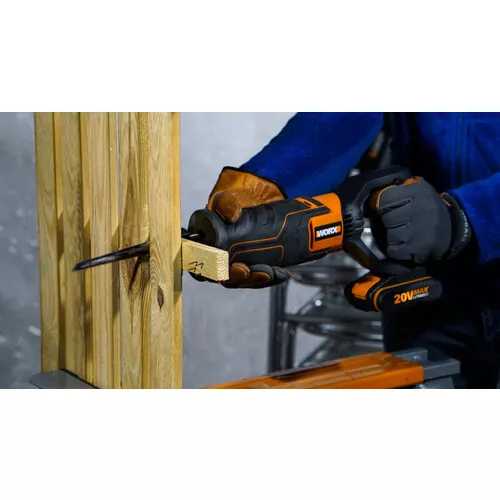 Worx orange WX500 - Aku pila ocaska 20V, 1x2.0Ah - Powershare