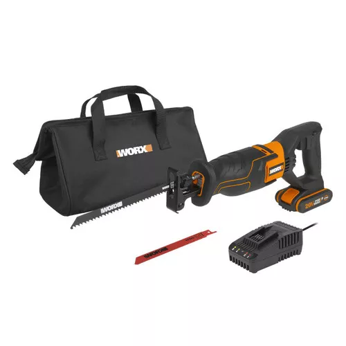 Worx orange WX500 - Aku pila ocaska 20V, 1x2.0Ah - Powershare