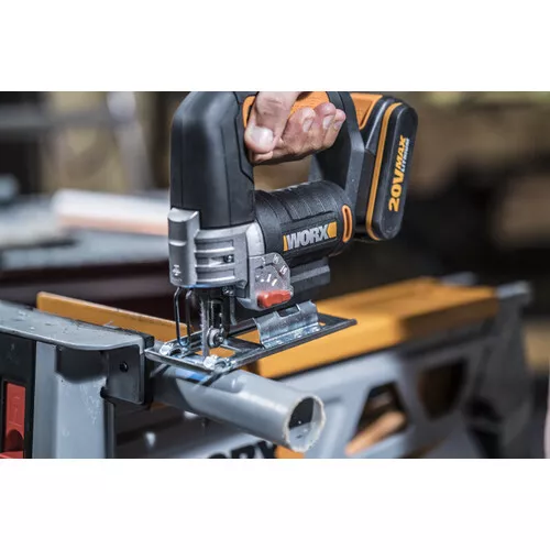 Worx WX543 - Aku přímočará pila 20V, 1x2.0Ah - Powershare