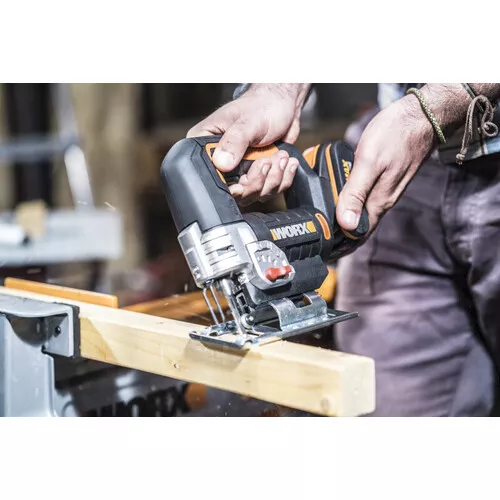 Worx orange WX543 - Aku přímočará pila 20V, 1x2.0Ah - Powershare