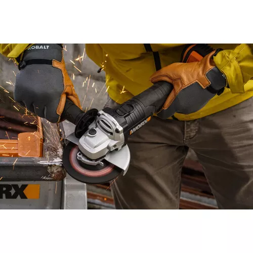 Worx orange WX812 - Aku úhlová bruska 20V, 1x4.0Ah - Powershare