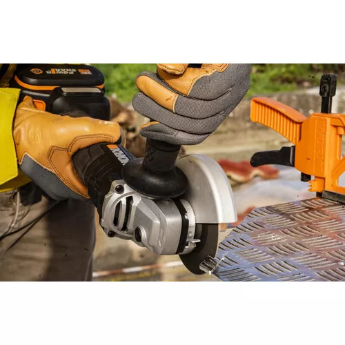 Worx orange WX812 - Aku úhlová bruska 20V, 1x4.0Ah - Powershare