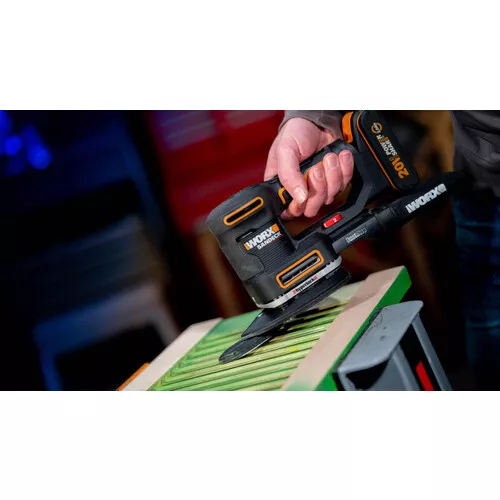 Worx WX820 - Aku multifunkční bruska 5v1 20V 1x2Ah - Powershare