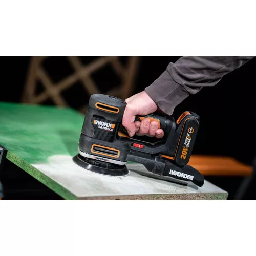 Worx WX820 - Aku multifunkční bruska 5v1 20V 1x2Ah - Powershare