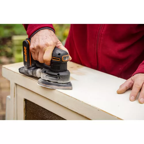 Worx WX822 - Aku vibrační bruska 20V 1x2Ah - Powershare