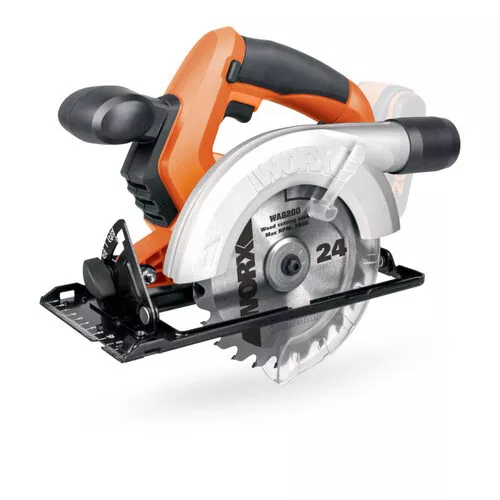 Worx orange WX529.9 - Aku okružní pila Li-Ion 20V, 155mm - bez akumulátoru - PowerShare