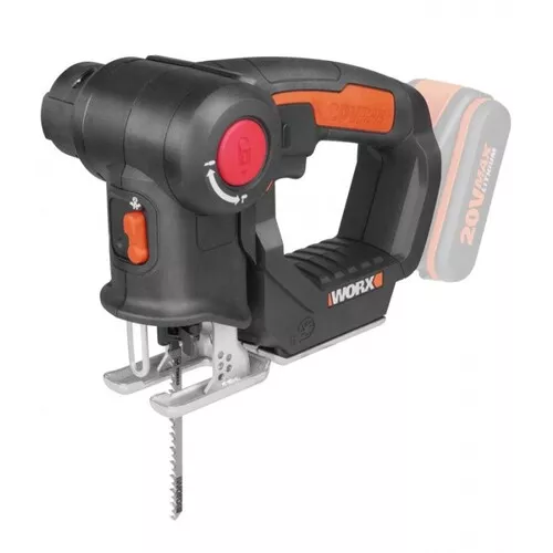 Worx orange WX550.9 - Aku dvojkombinace - ocaska + přímočará pila - bez akumulátoru