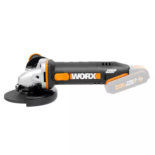 Worx WX803.9 - Aku úhlová bruska 20V 125mm - bez akumulátoru - Powershare