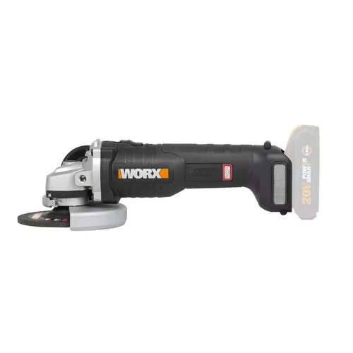 Worx WX812.9 - Aku úhlová bruska 20V 125mm - bez akumulátoru - Powershare