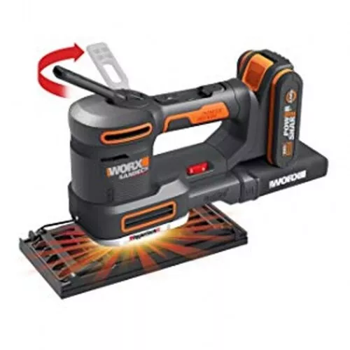 Worx orange WX820.9 - Aku multifunkční  bruska Li-Ion 20V, 5v1 - bez akumulátoru - PowerShare