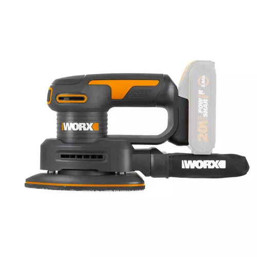 Worx orange WX822.9 - Aku vibrační bruska 20V - bez akumulátoru - Powershare
