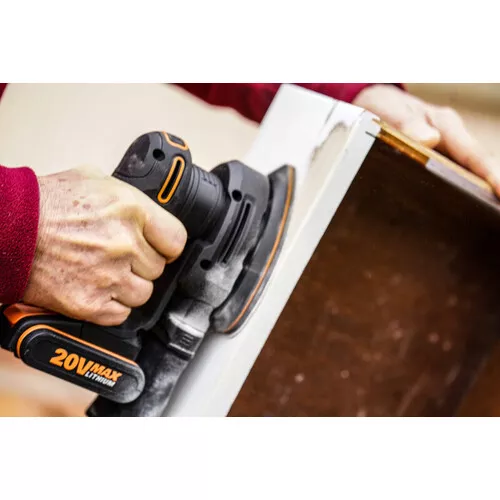 Worx WX822.9 - Aku vibrační bruska 20V - bez akumulátoru - Powershare