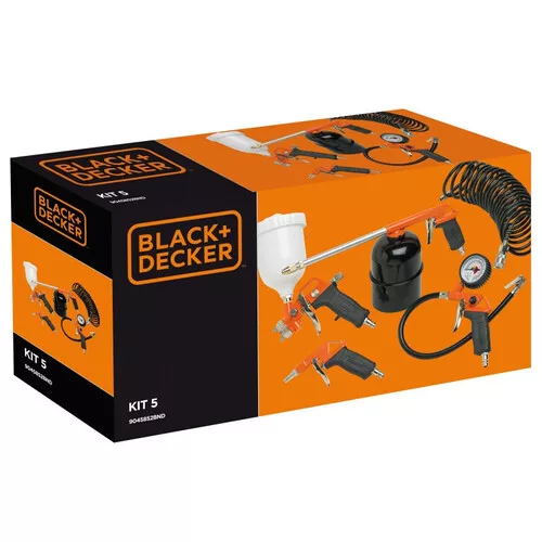 Stříkací sada Black & Decker - horní nádobka, 5ks