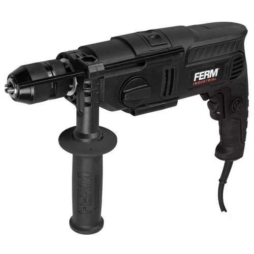 Ferm PDM1061P_K - Elektrická vrtačka s příklepem 1100W ⌀13  rychloupínací sklíčidlo
