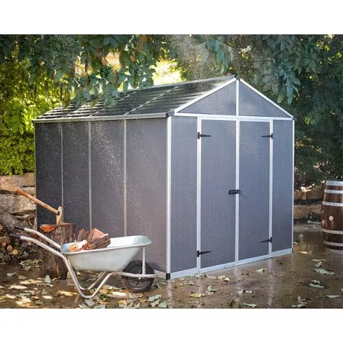 Palram - Canopia Rubicon 8' x 10' antracit heavy duty prostorný zahradní domek