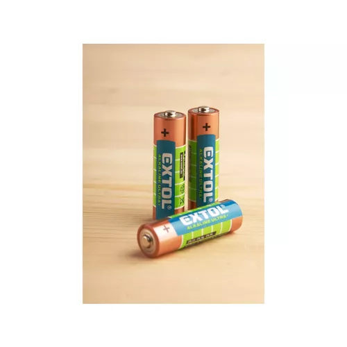 Baterie alkalické, 4ks, 1,5v aa (lr6) EXTOL ENERGY 42011