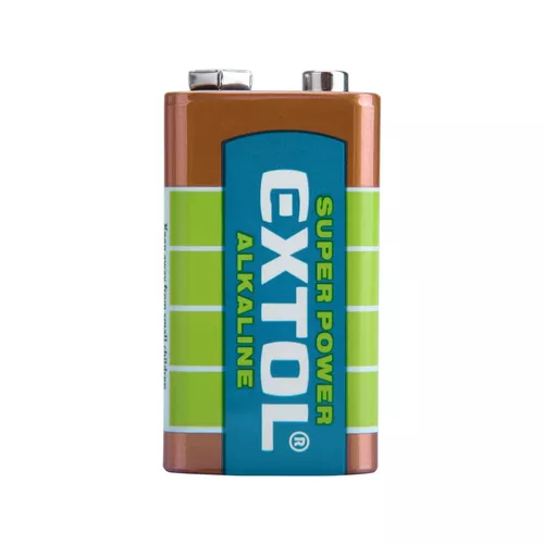 Baterie alkalické, 1ks, 9v (6lr61) EXTOL ENERGY 42016