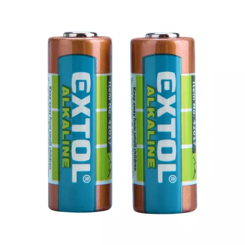 Baterie alkalické, 2ks, 12v (23a) EXTOL ENERGY 42017
