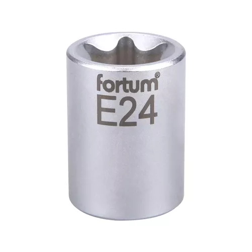 Hlavice nástrčná vnitřní torx 1/2", e 24, l 38mm FORTUM 4700705