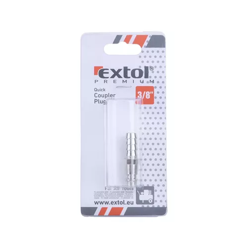 Rychlospojka vzduchová vsuvka pro hadici, 3/8' EXTOL PREMIUM 8865129